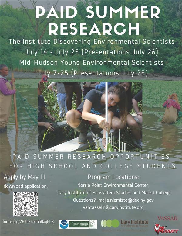 Cary Institute summer camp 2025